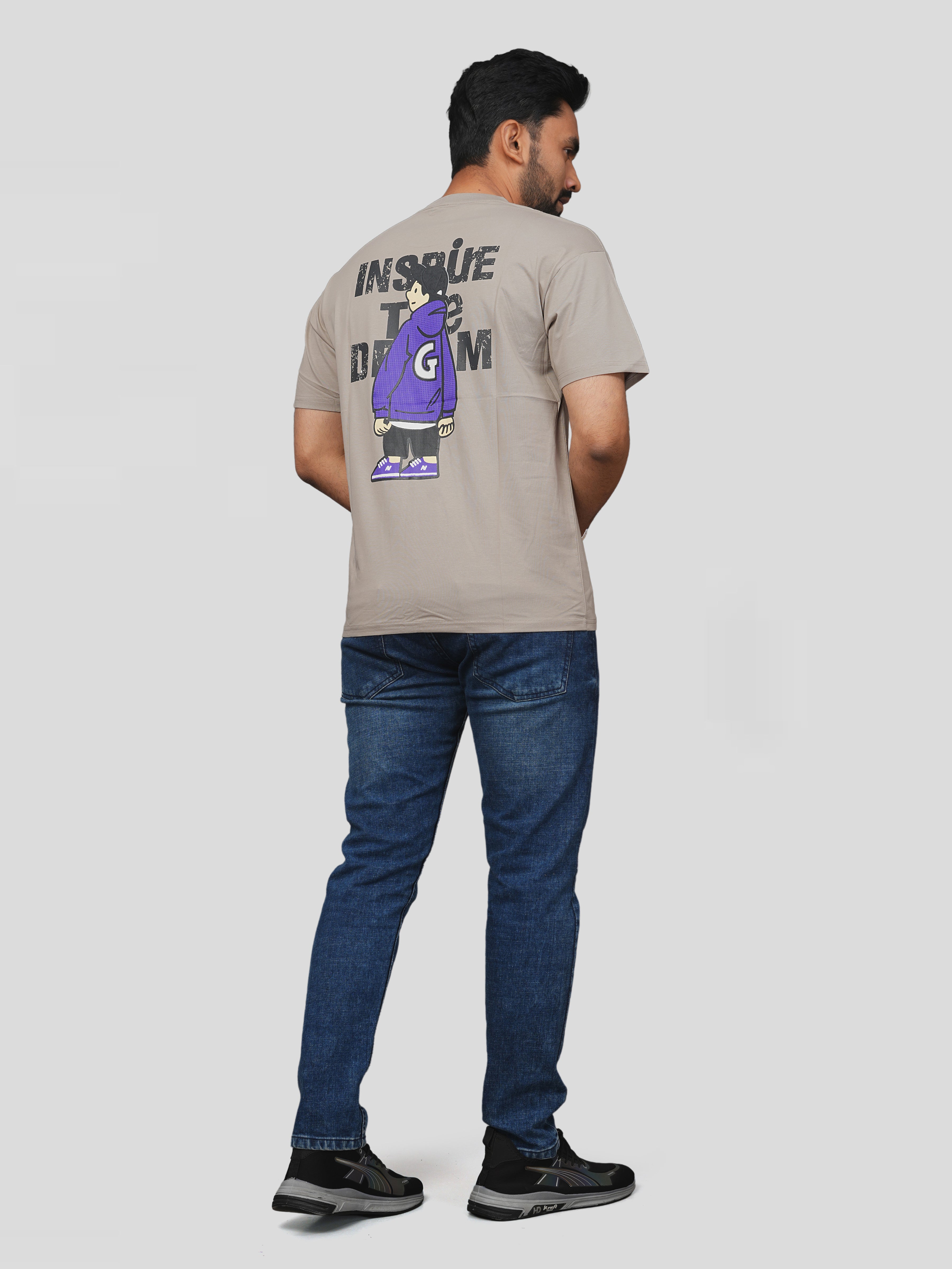 G-Men Grey Slim Fit T-shirt