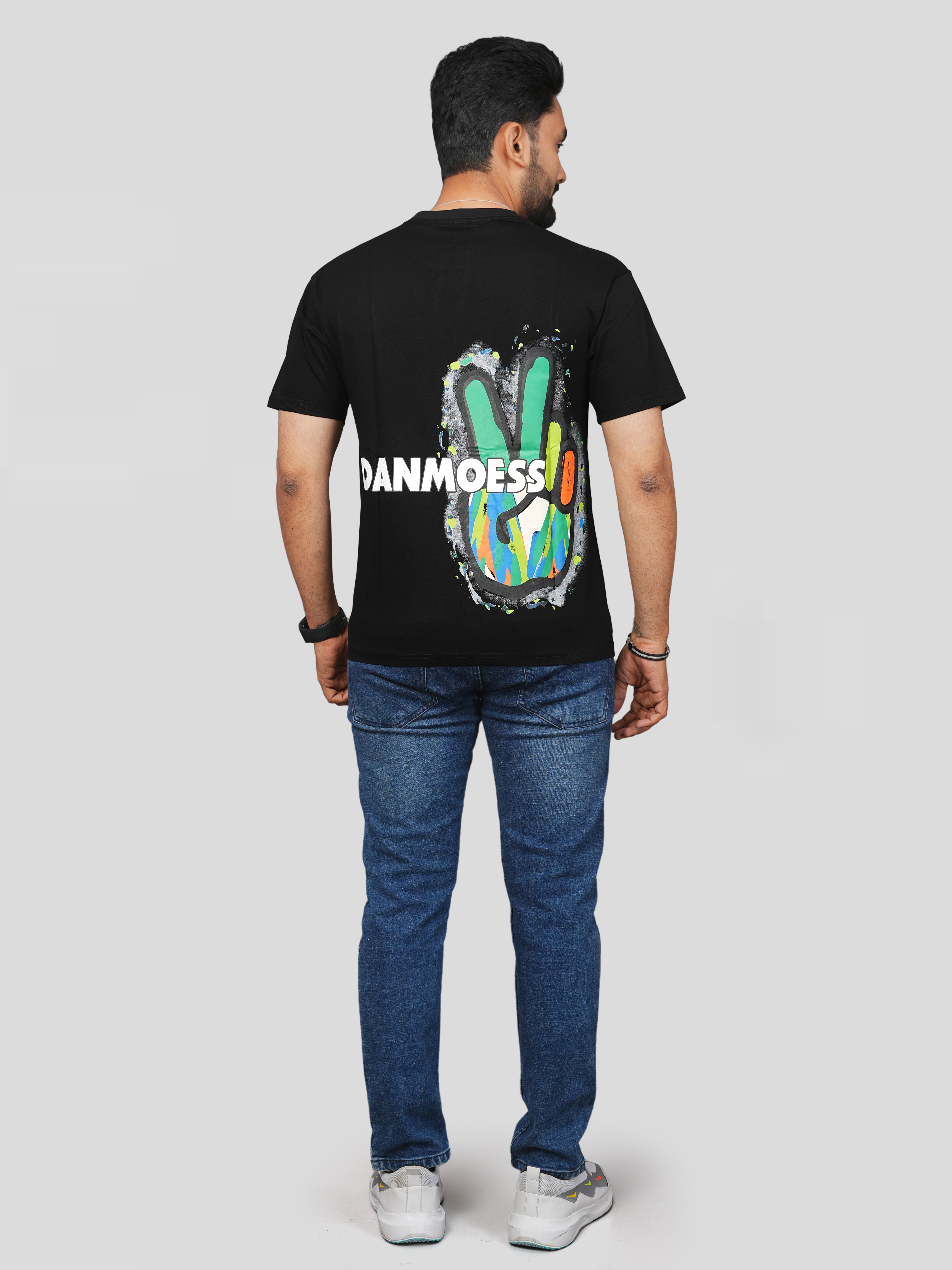 Danmoess Black Slim Fit T-shirt